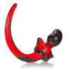 Oxballs Plug Queue Puppy Tail Beagle 9.5 x 5 cm Rouge